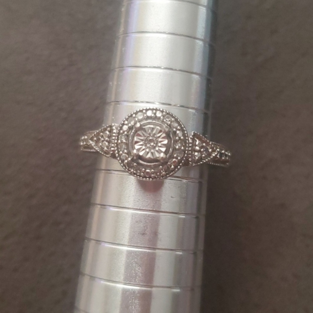 Diamond Accent Silver Ring